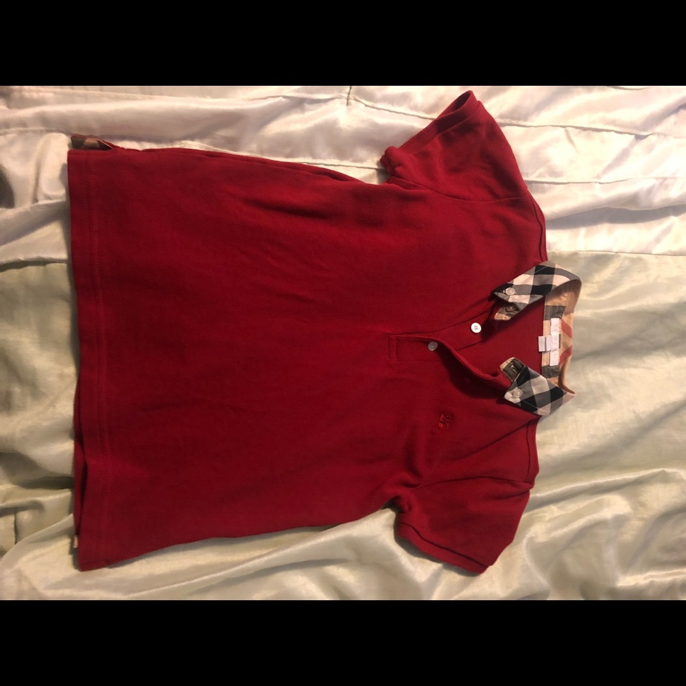 Burberry kids polo shirt size 7